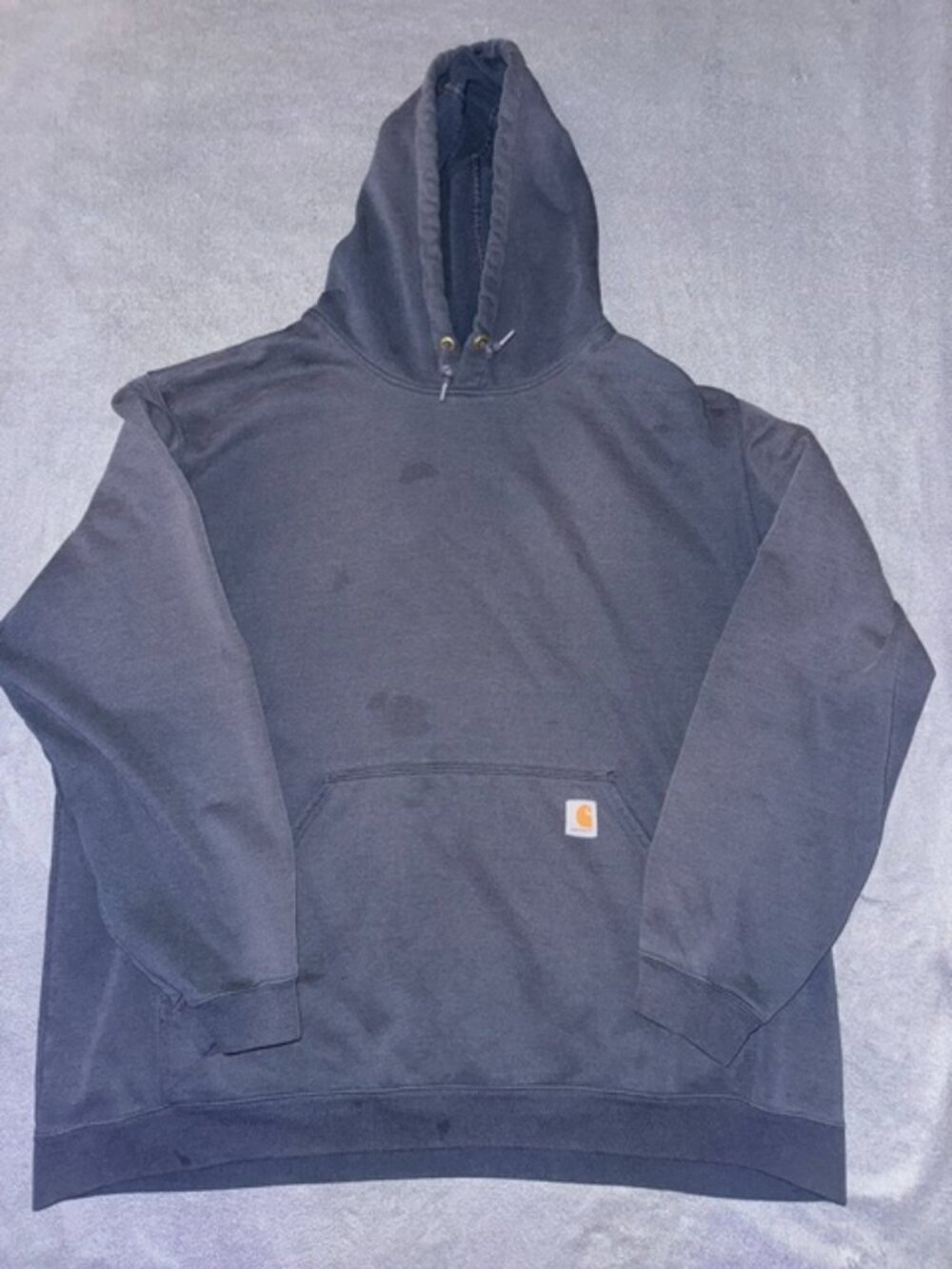 Carhartt Hooded Sweatshirt Men’s XXXL Tall Original Fit Black Pullover Hoodie
